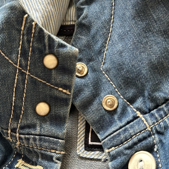 Youth girls Tommy Hilfiger hooded Jean jacket - size S(6-7) - Picture 8 of 8